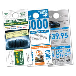 Custom Shiny AdVer-Tag with Coupon 5.5x12 - Qty. 1 Each