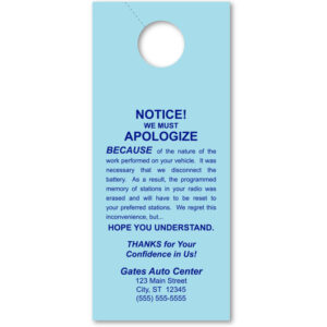 Custom Hang Tags - Blue (1)