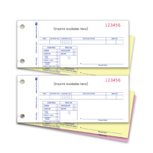 Custom Cash Receipts AA-508